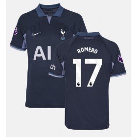 Tottenham Hotspur Cristian Romero #17 Borta Kläder 2023-24 Kortärmad